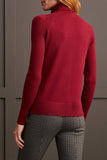 Tribal Long Sleeve Turtle Neck Sweater
