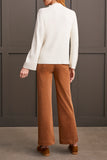 Tribal Long Sleeve Funnel Neck Sweater