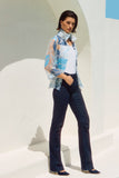 Joseph Ribkoff Brooke | Classic Bootcut Stretch Jeans - Dark Denim Blue