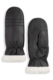 Brume Colwood Leather Mittens - Black