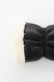 Brume Colwood Leather Mittens - Black
