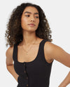 Ten Tree Rib Button Front Tank