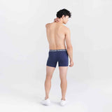 Saxx Vibe Super Soft Boxer Brief - Navy Heather/ Holiday