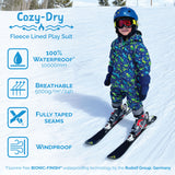 Jan & Jul Cozy-Dry Waterproof Play Suit | Watermelon Pink