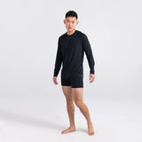 Saxx Roast Master Mid-Weight LS Crew - Black