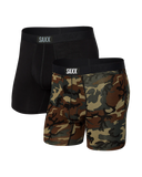 Saxx Vibe Super Soft BB 2PK - Black/Wood Camo