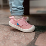 Jan & Jul Pink Rainbow Mini Flyer Toddler Sneakers