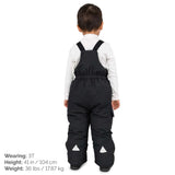 Jan & Jul Kids Snow Overalls | Black