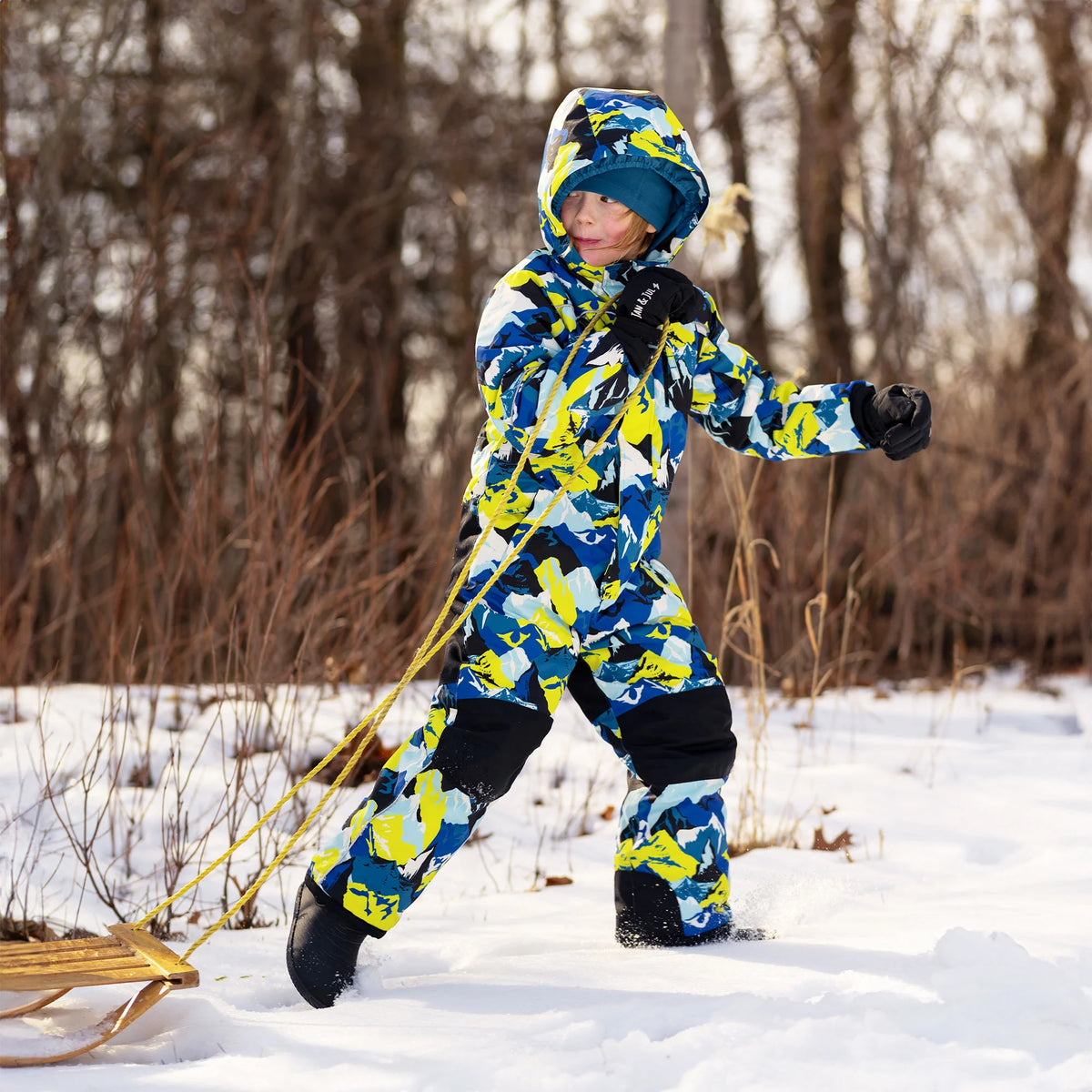 Jan & Jul Kids Waterproof Snowsuit | Neon Peaks – Four Seasons