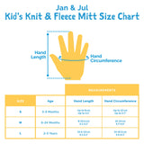 Jan & Jul Kids Knit Mittens | Black