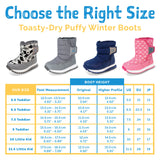 Jan & Jul Kids Tall Puffy Winter Boots | Neon Peaks