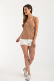 Adrianna-Knit Cami Dune