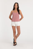 Adrianna-Knit Cami Cherry Blossom