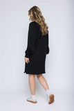 Orb Nadia-Luxe Fleece Dress - Black