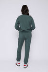 Orb Jenna-Luxe Fleece Crew - Thyme