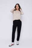 Orb Laina-Luxe Fleece Jogger - Black
