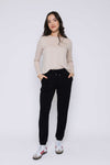 Orb Laina-Luxe Fleece Jogger - Black