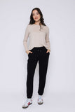Orb Laina-Luxe Fleece Jogger - Black