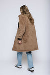 Orb Sydney-Reversible Sherpa Lined Coat - Black
