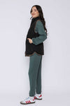 Orb Julie-Reversible Sherpa Lined Vest - Black