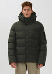 Point Zero Quilted Puffer Bomber - Olive