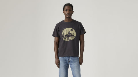 Levi's Men's  Ss Relaxed Fit Tee Archival Desert Cowboy