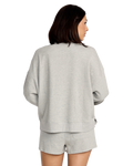Volcom Lived In Fleece Henley - Heather Grey