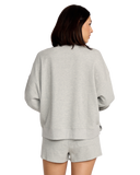 Volcom Lived In Fleece Henley - Heather Grey