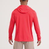 SAXX Multi Sport  Performance Hoodie- Coral Red