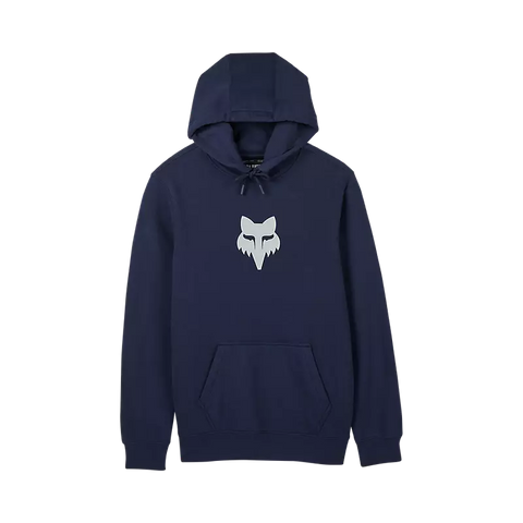 Fox Head Fleece Pullover - Midnight Blue