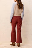 Tribal Fly Front 5 Pocket Pant-Henna