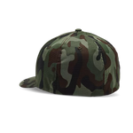 Fox Head Camo Flexfit Hat - Green Camouflage