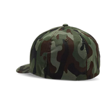 Fox Head Camo Flexfit Hat - Green Camouflage