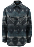 Point Zero Recycled Poly Aztec Shirt - Navy