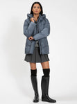 Point Zero Lietuva Mid-Length Puffer - Storm