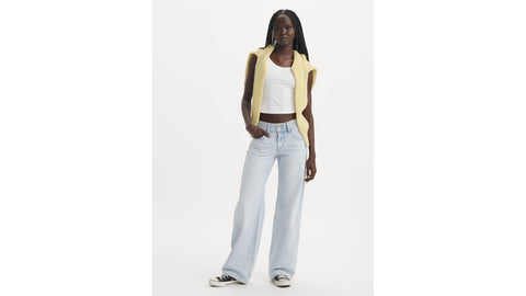 Levi's Women's Superlow Loose Abraided Art
