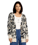 Volcom Women's Wylding Out Cardigan - Animal Print