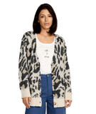 Volcom Women's Wylding Out Cardigan - Animal Print