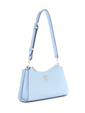 Guess Lucci Top Zip Shoulder Bag - Light Blue
