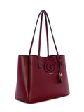 Guess Isola Multi Comp Tote - Burgundy