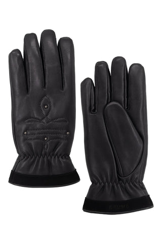 Brume Flin Flon Leather Gloves - Noir/Black