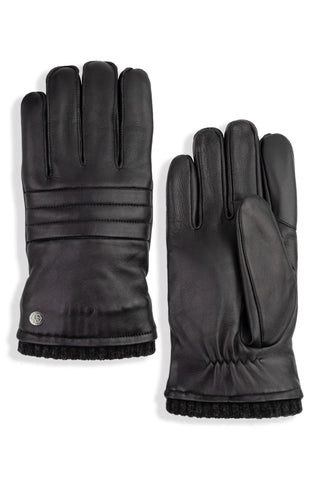 Brume Liard Leather Gloves - Black