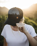TenTree Juniper Altitude Hat - Meteorite Black/White
