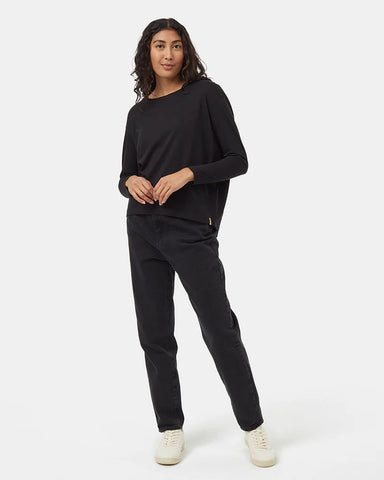 Tentree Plateau Longsleeve - Meteorite Black