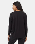 Tentree Plateau Longsleeve - Meteorite Black