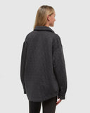 Tentree Dunes Shacket - Meteorite Black Heather