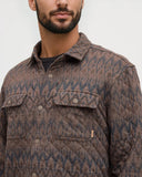 Ten Tree Quilted Colville Shacket- Ashwood Heather/Plateau