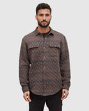 Ten Tree Quilted Colville Shacket- Ashwood Heather/Plateau