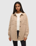 Tentree Dunes Shacket - Birchwood Heather
