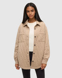 Tentree Dunes Shacket - Birchwood Heather